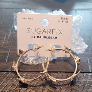 Baublebar Butterfly Hoop Earrings